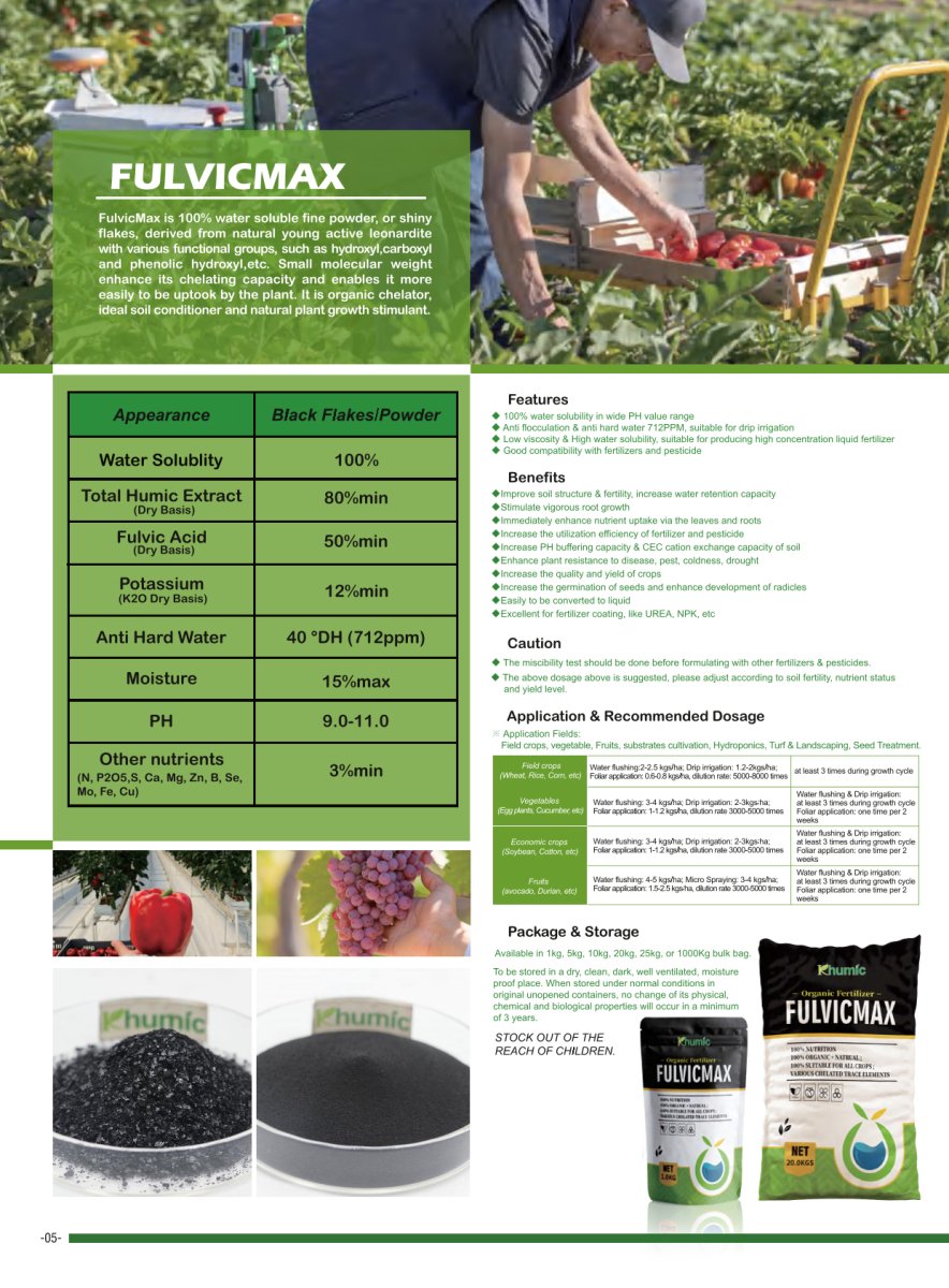 FULVICMAX - (0-0-12) - Terra Biotics