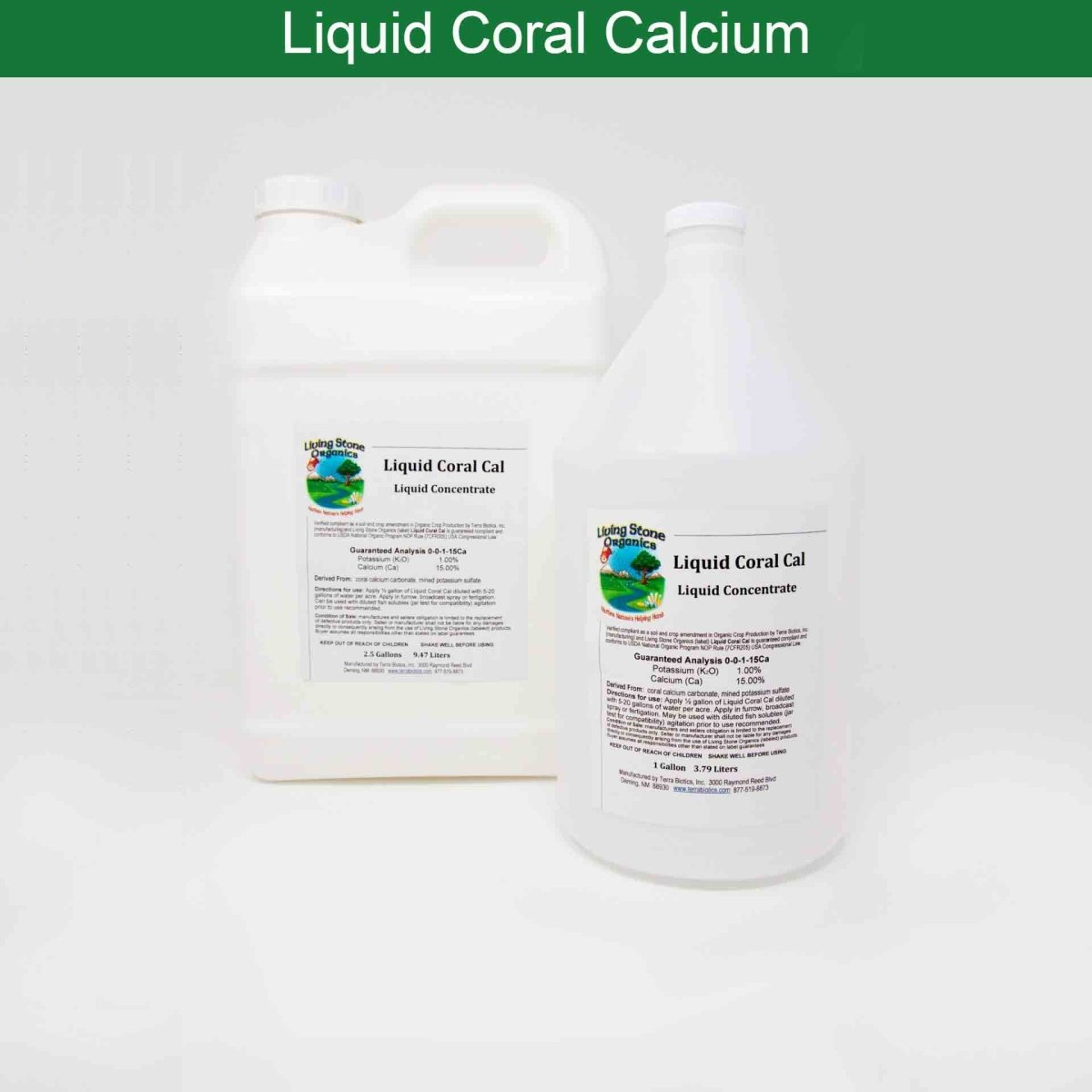 Concentrated Liquid Coral Calcium - Terra Biotics