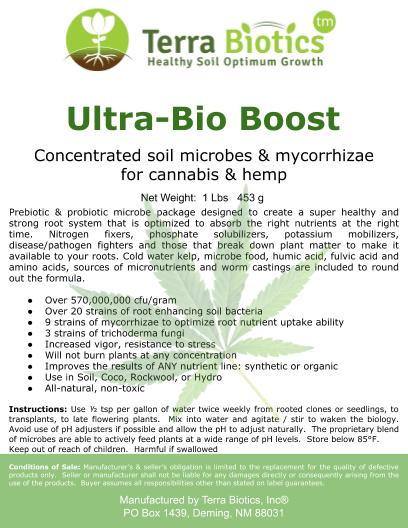 Ultra-Bio Boost - Terra Biotics